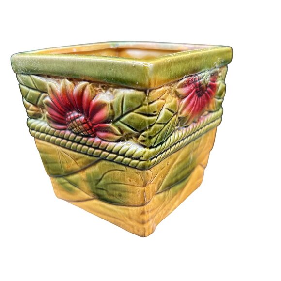 Robinson Ransbottom Pottery Company Vintage "Celestial Sun Moon" Unique Set Of 2 - Picture 4 of 11